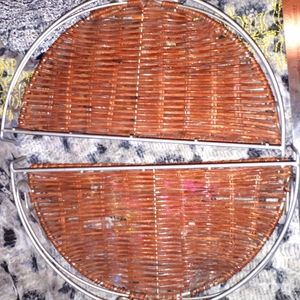 Wicker hanging baskets